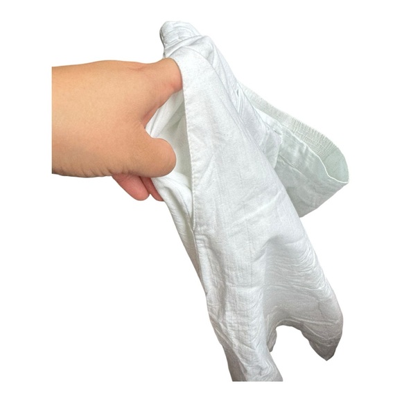 VTG 60s USA Made Bohemian /beach lightweight‎ Maxi skirt in white size medium - Picture 8 of 8